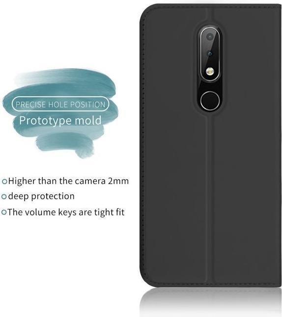 Produktbild MU Classic Classic Leder Bookcover Series (Nokia 6.1 Plus)