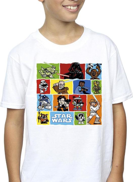 Image du produit Star Wars - T-shirt COMIC DRAWING MONTAGE - Garçon (140, 146)