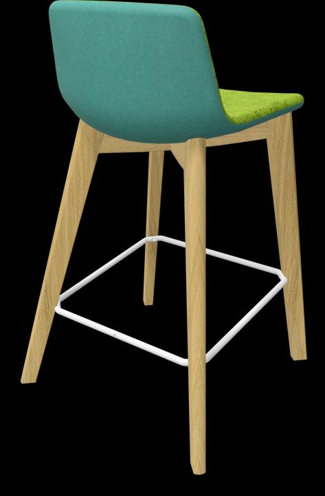 Actual product image Narbutas Twist & Sit Bar Stool