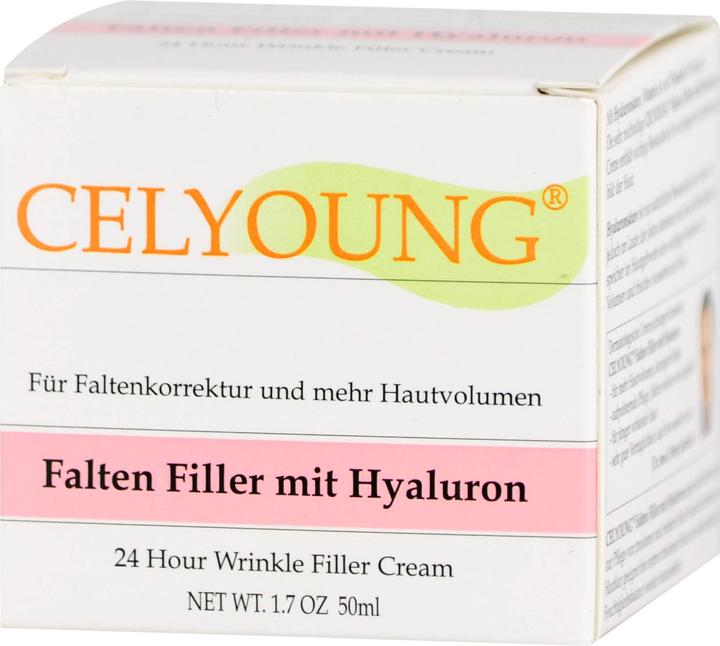 Produktbild Celyoung Falten Filler mit Hyaluron Creme, 50 ml Creme (50 ml, 24h Creme)