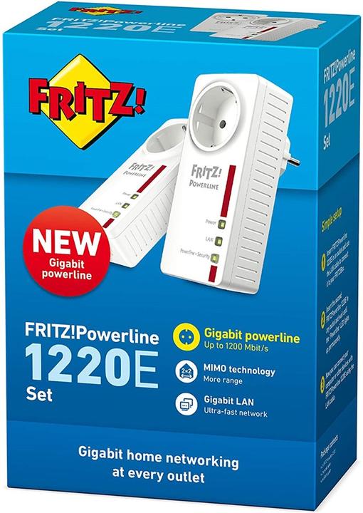 Actual product image AVM FRITZ!Powerline 1220 Set International (1200 Mbit/s)