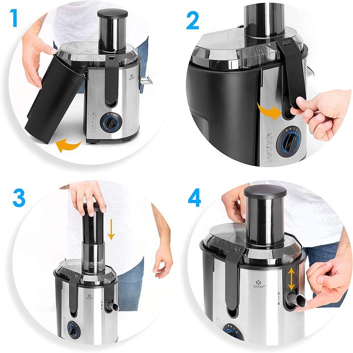 Immagine prodotto Kesser Spremiagrumi per frutta e verdura (argento/nero)