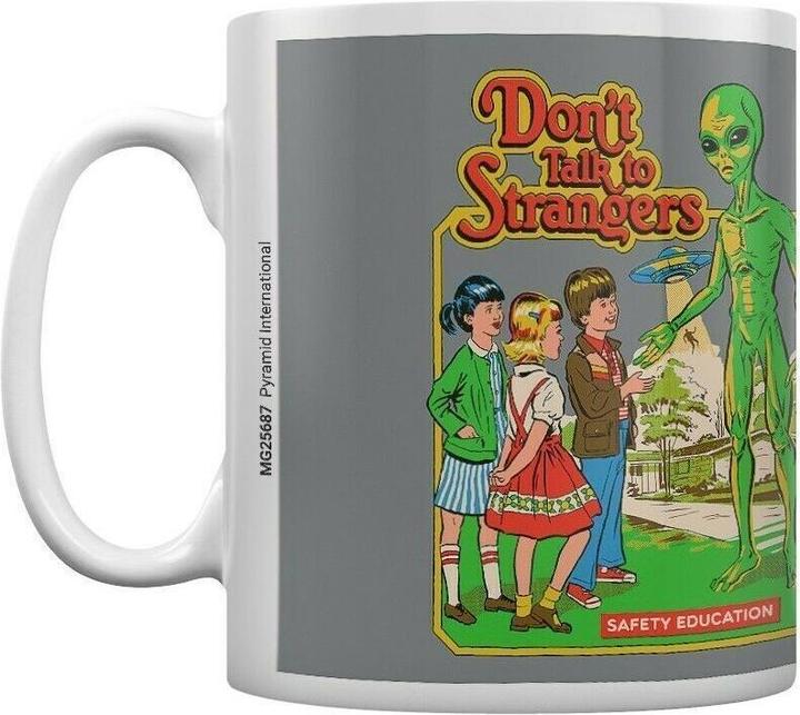 Produktbild Steven Rhodes Kaffeebecher Don't Talk To Strangers (325 ml, 1 x)