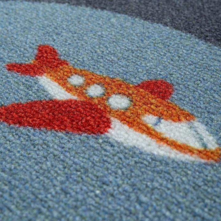 Immagine prodotto Paco Home Tappeto gioco per la stanza dei bambini design urbano colorato (120 x 170 cm)