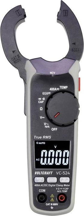 Produktbild Voltcraft VC-524 Stromzange digital CAT III 600V Anzeige (Counts): 6000 (CAT III 600V)
