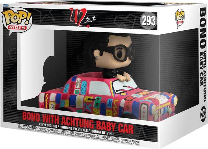 Produktbild Funko Pop! Rides : U2 - Bono w/ Achtung Baby Trabant (293)