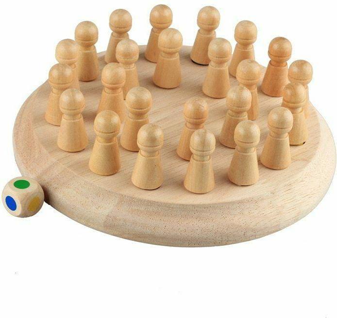 Produktbild JTI Memory-Spiel - Holz (Englisch)