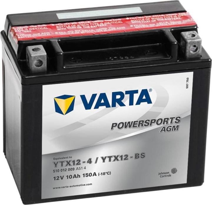 Immagine prodotto Varta Batteria per moto AGM 10AH (12 V, 10 Ah, 150 A)