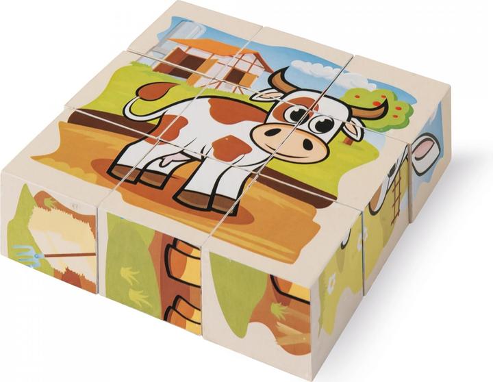 Produktbild Eichhorn Houten Blokpuzzel Boerderij (9 Teile)