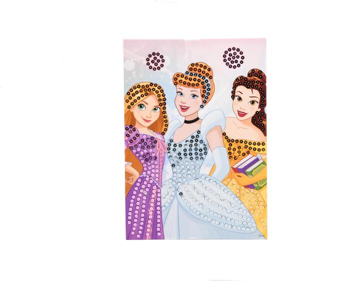 Actual product image Canenco Disney Princess diamond painting and glitter art