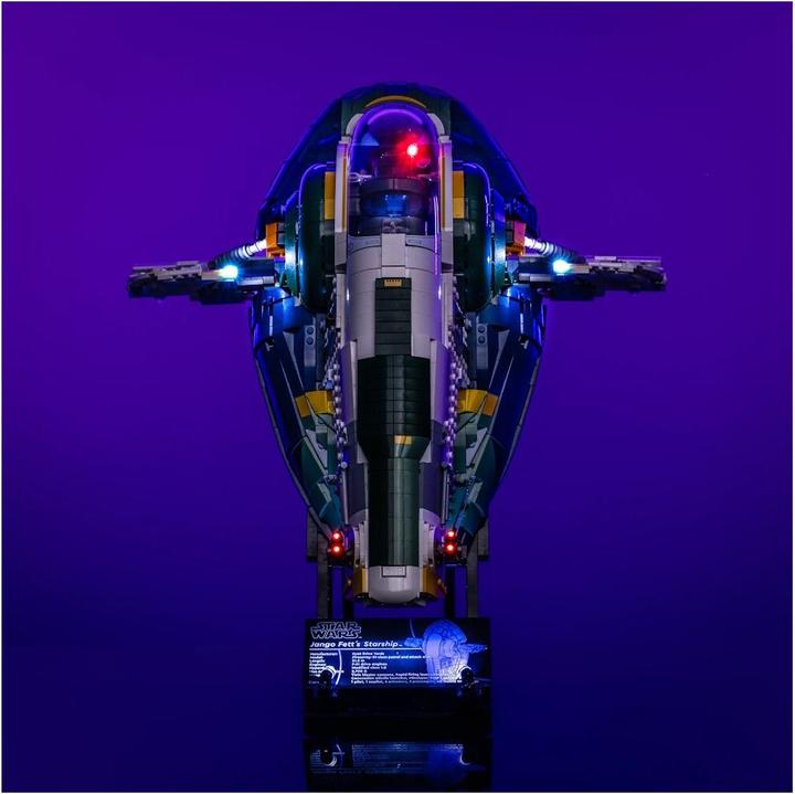 Actual product image Light my bricks LMB 2.0 LEGO® 75409# Star Wars UCS Jango Fett's Firespray-Class Starship Light Kit
