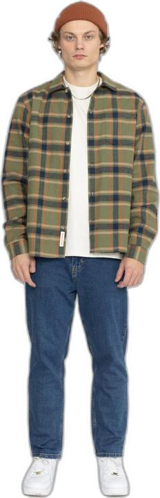 Actual product image Revolution check overhirt with button cloure (S)