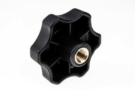Actual product image Rs Pro Nylon through hole scallop knob,M10 (10 pcs.)