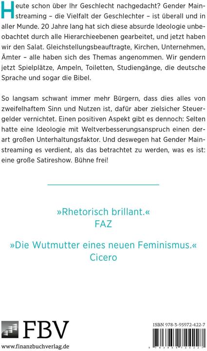 Produktbild Gendergaga (Deutsch, Birgit Kelle, 2020)