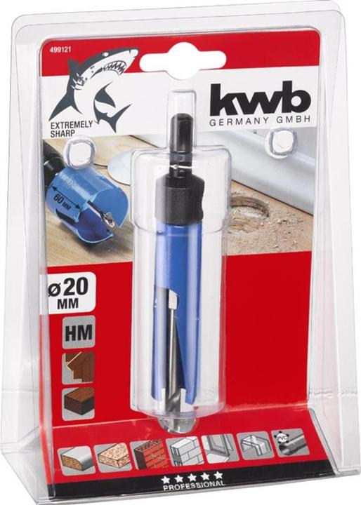 Produktbild kwb Lochsägen Hartmetall bestückt (20 Millimeter)