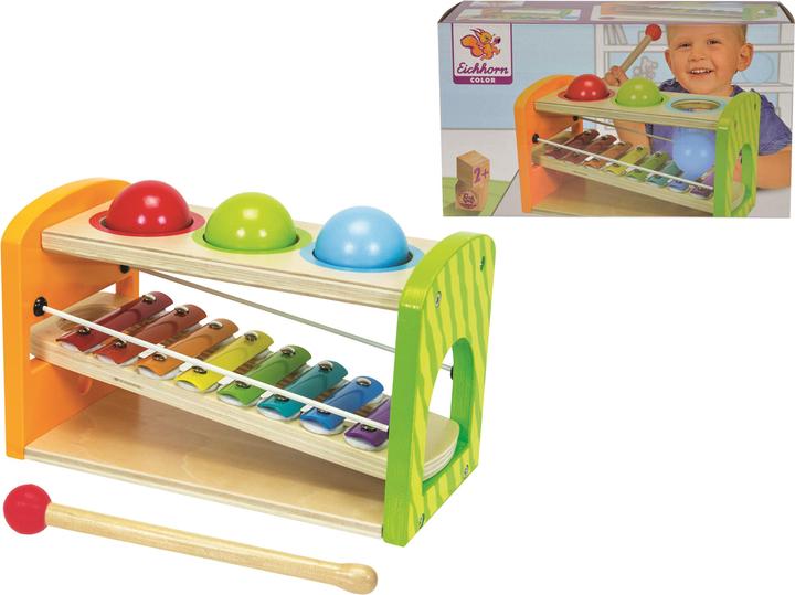 Actual product image Eichhorn Xylophone knocking bench (German)