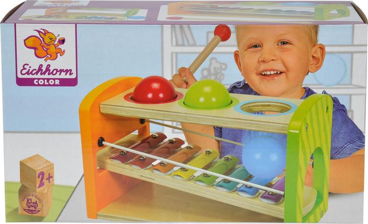 Actual product image Eichhorn Xylophone knocking bench (German)