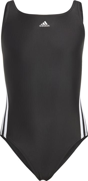 adidas 3-Stripes, Badeanzug, Schwarz-Weiss, 1415, Mädchen (170)