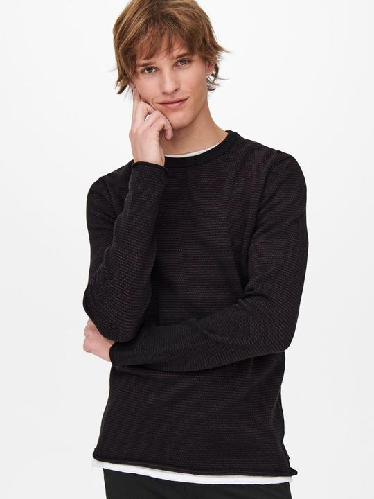 Actual product image Only & Sons Rundhalsausschnitt Strickpullover (S)