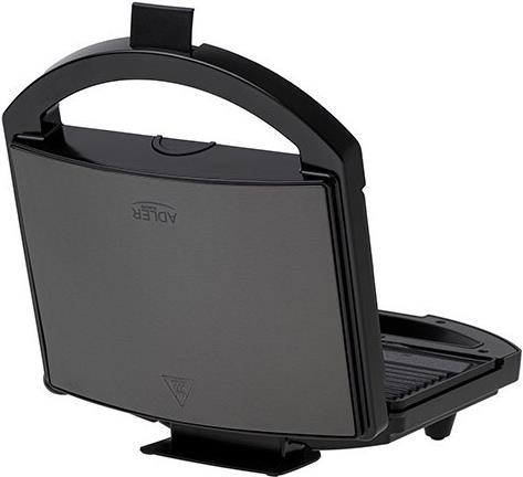 Produktbild Adler Sandwich Maker | AD 3069 | 750 W | Number of plates 1 | Black (EU-Stecker)