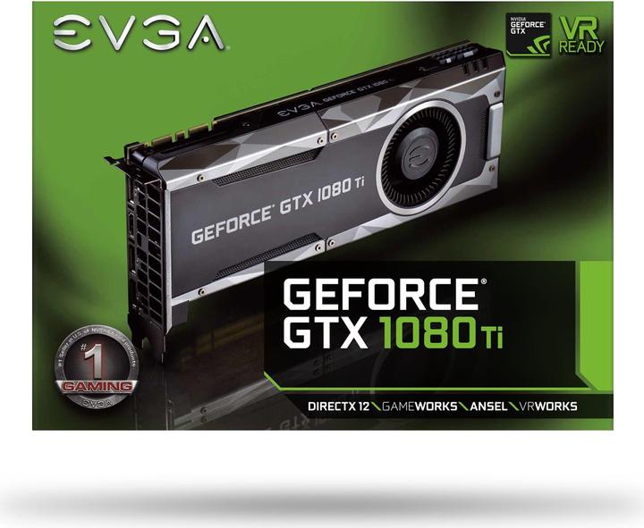Image du produit EVGA Geforce Gtx 1080 Ti Gaming (11 Go)