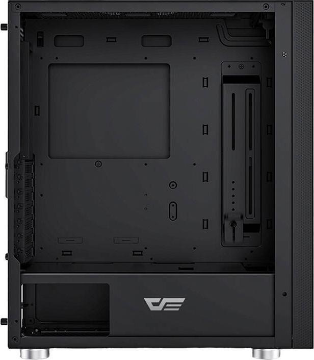 Actual product image Darkflash Tech DK210 Graffiti Computer Case (black) (mATX, Mini-ITX, ATX, E-ATX)