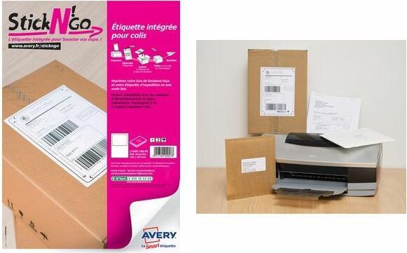 Image du produit Avery Etiquette intégrée Stick'NGo