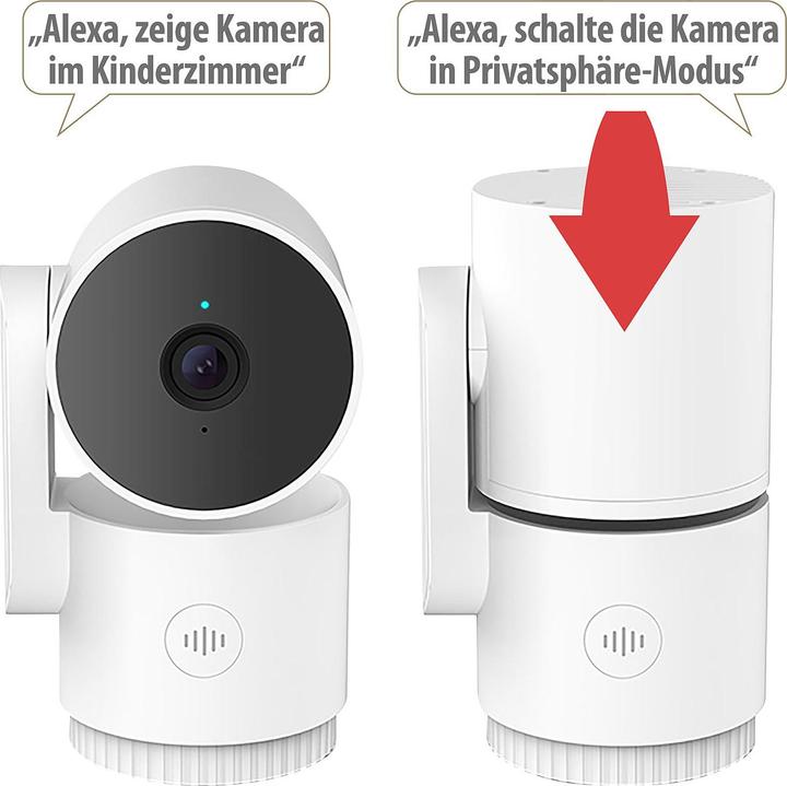 Immagine prodotto 7links Telecamera IP WLAN, pan/tilt, risoluzione 2K, tracking degli oggetti, modalità privata