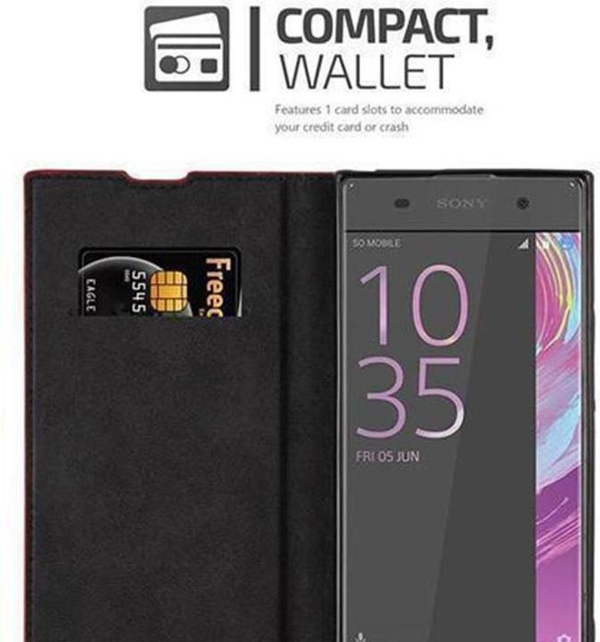 Actual product image Cadorabo Book Invisible Magnet Cover (Sony Xperia XA)