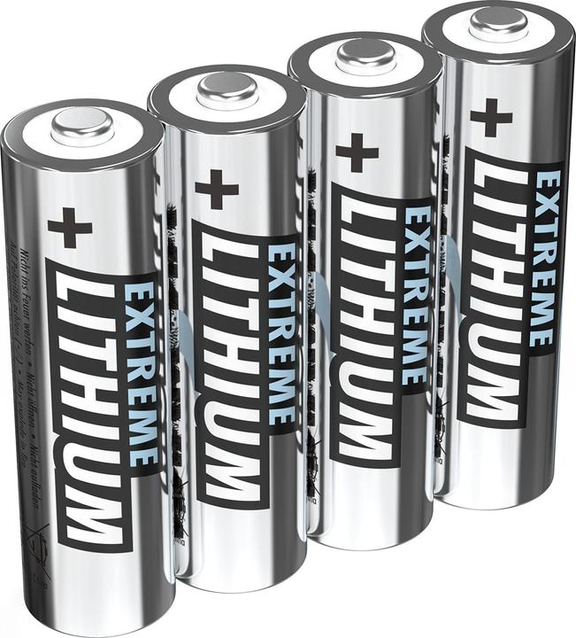 Produktbild Ansmann Extreme Lithium (4 Stk., AA, 2850 mAh)