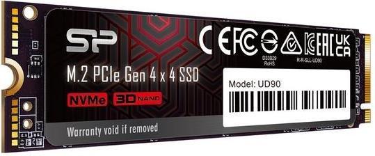 Produktbild Silicon Power M.2 2280 PCIe 500GB SSD UD90 Gen4x4 NVMe 4500/1950 MB/s (500 GB, M.2 2280)