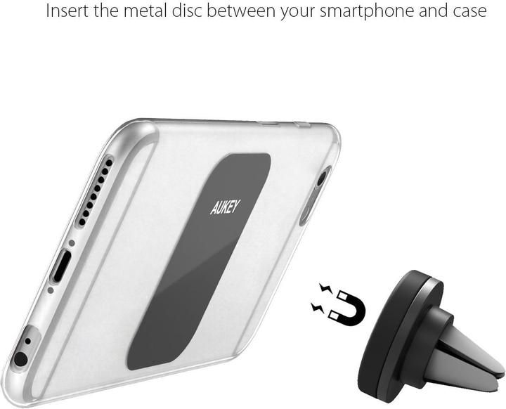 Actual product image Aukey HD-C5 Magnetic Air Vent Car Holder