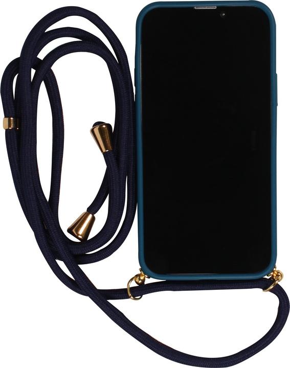 Produktbild PhoneLook Hülle Bio Eco-Friendly Vegan mit Handykette Necklace blau