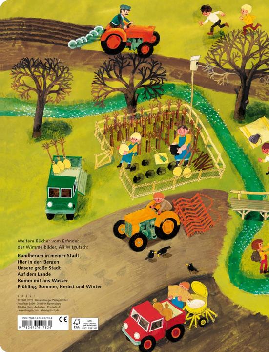 Produktbild Ravensburger Mein Wimmelbuch: Bei uns im Dorf (Deutsch, Ali Mitgutsch, 2023)