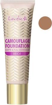 Lovely Camouflage Foundation Matt & Full Coverage (4 Beige)