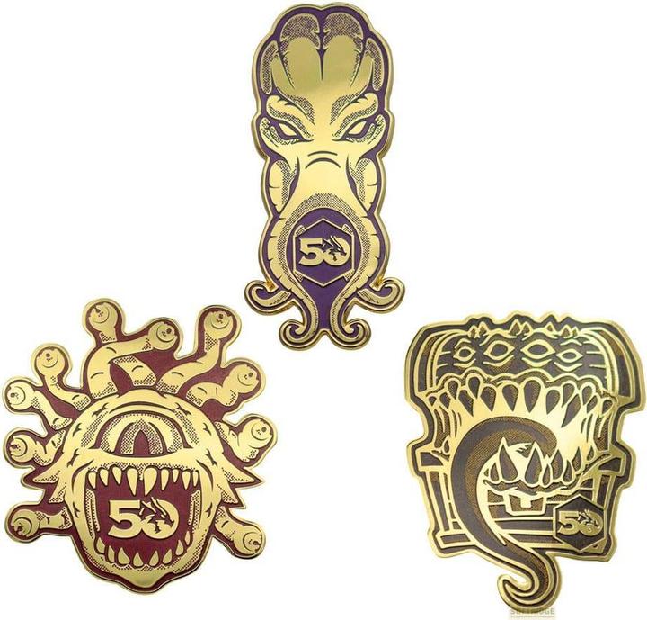 Fanattik Dungeons & Dragons Ansteck-Pins 3er-Set 50th Anniversary