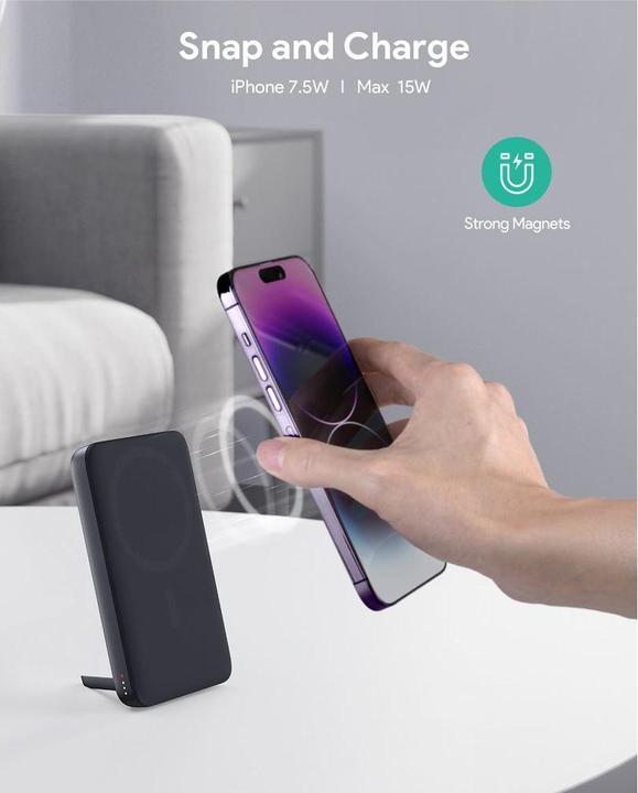 Actual product image Aukey MagFusion (6700 mAh, 20 W, 25.46 Wh)