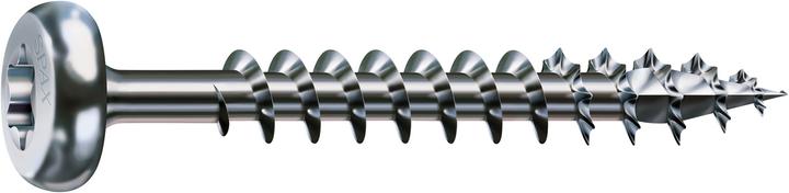 Produktbild Spax Schraube R 88093 Ruko m.Spitze/T-STAR 5 x 80/61-T20 Stahl galvanisch verzinkt WIROX (100 Schrauben pro Stück)