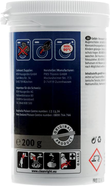 Immagine prodotto Siemens Detergente per lavatrice