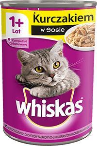 Produktbild Whiskas HUHN FÜR ERWACHSENE - DOSE 400G (Adult, 1 Stk., 400 g)