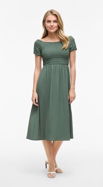 Immagine prodotto Vila VIRITA Midi Gesmoktes Kleid (38)