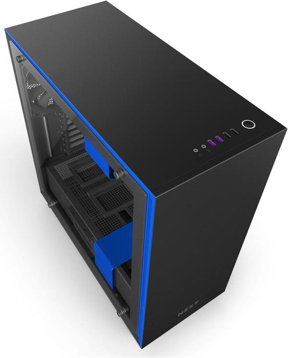 Actual product image NZXT H700i - Blue (ATX, mATX, Mini-ITX, E-ATX)