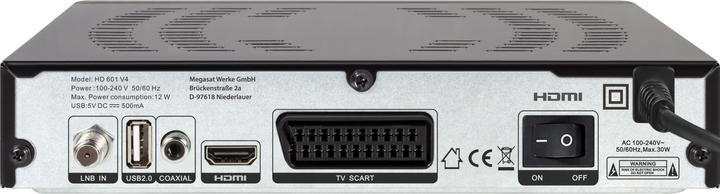 Immagine prodotto Megasat HD 601 V4 Satellite (0.06 GB, DVB-S2)