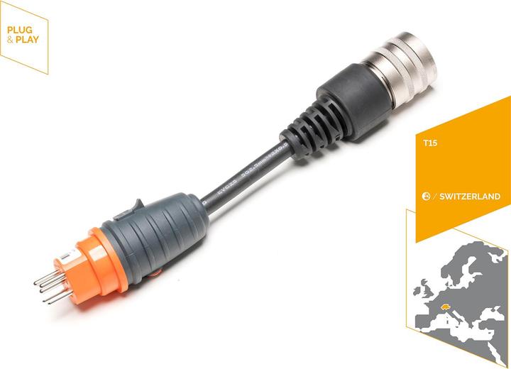 Actual product image Juice Technology Juice Booster Adapter household plug (T15, 5.50 kW, 8 A)
