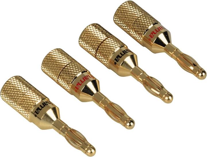 Hama Audio-Lautsprecheradapter Bananenstecker - Kabel