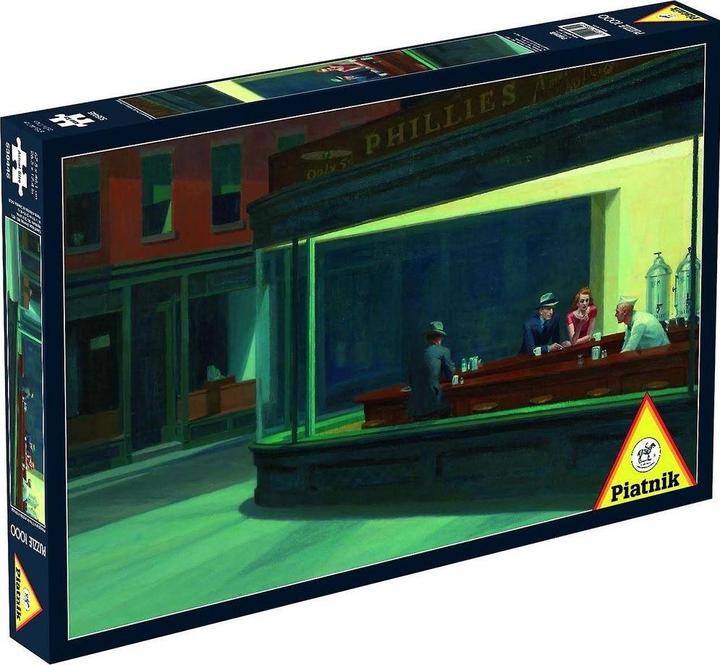 Image du produit Piatnik Edward Hopper, Nighthawks (1000 pièces)