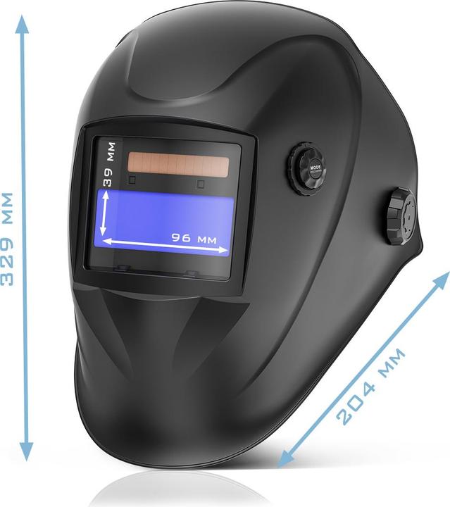 Immagine prodotto Stahlwerk WORKER Casco per saldatura automatico 3 in 1 Scudo per saldatura