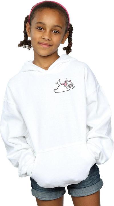 Immagine prodotto Disney Aristocats Marie Sweet Backside Breast Print Felpa con Cappuccio Ragazze (152, 158)