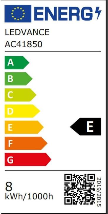 Label énergétique Osram Led Motion Sensor Classic A Filament (E27, 7.30 W, 806 lm, 1 x, E)