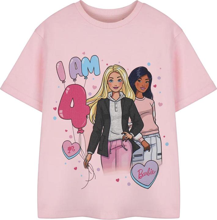 Immagine prodotto Barbie Maglietta 4° Compleanno Maniche Corte Ragazze (104)